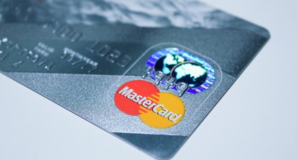 Image of credit card to illustrate debt.