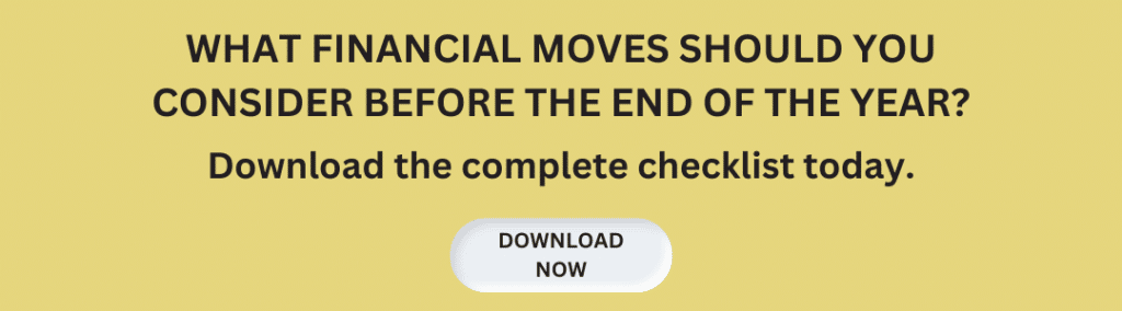 Clickable image leading to the financial moves to consider before the end of the year checklist.