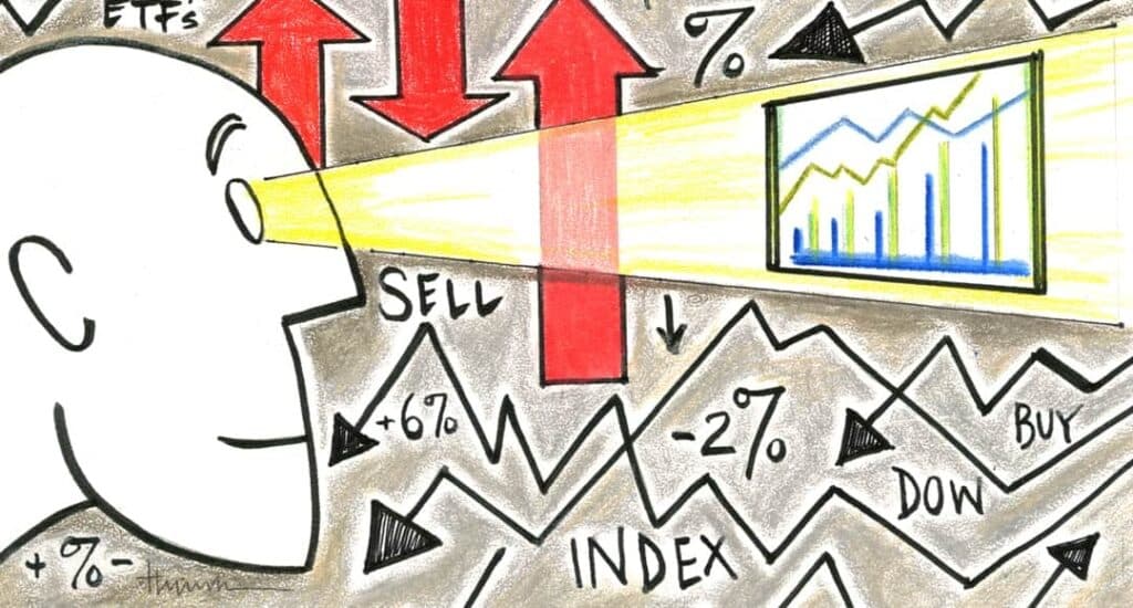 Figure focused on the types of financial risk that matter to illustrate a blog post about financial risk.