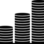Stack of coins to illustrate tax-loss harvesting and loss carryforwards.